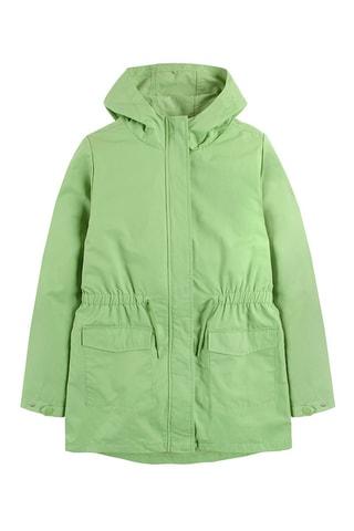 2-in-1 Parka - Lichtgroen en Ecru