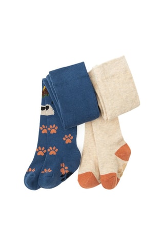 2 Antislip Maillots - Kobaltblauw en Gemêleerd Beige