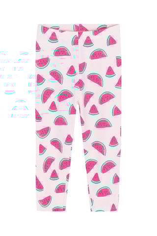 2 Leggings Kaki en Wit