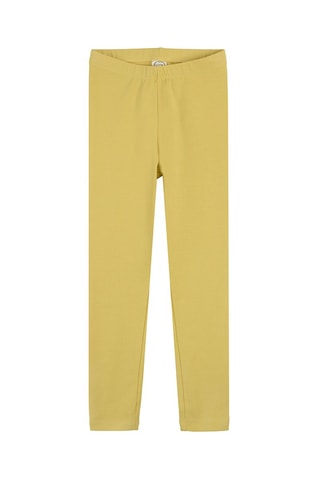 2 Leggings - Mosterdgeel en Indigoblauw