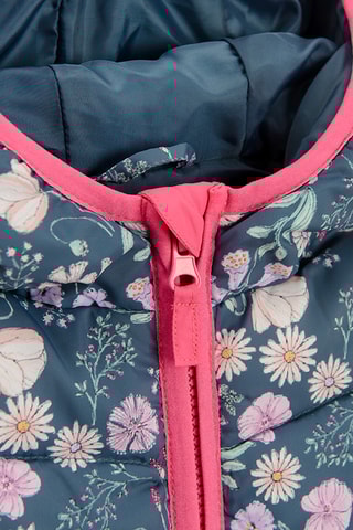 Gewatteerde Jas met Capuchon - Marineblauw