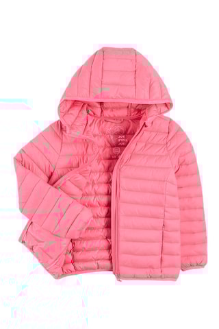 Gewatteerde Jas met Capuchon - Roze