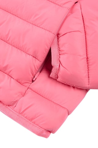 Gewatteerde Jas met Capuchon - Roze