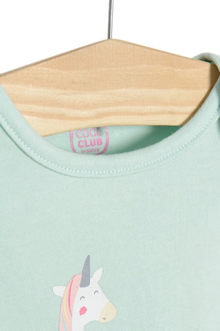 3 Rompertjes Ecru, gemêleerd grijs en zeegroen