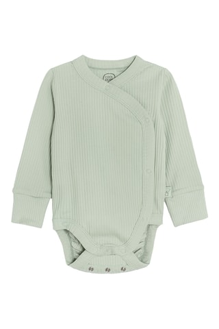 Biologisch Katoenen Bodysuit - Zeegroen