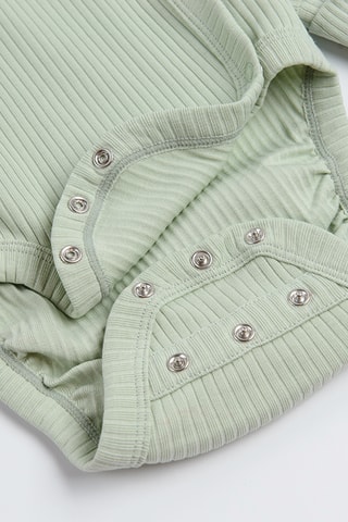 Biologisch Katoenen Bodysuit - Zeegroen