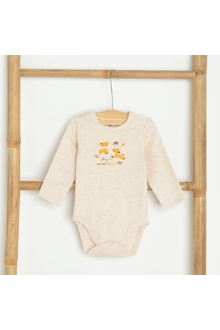 3 Rompertjes - Beige en Ecru