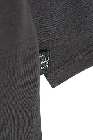 T-shirt Gemêleerd Antraciet