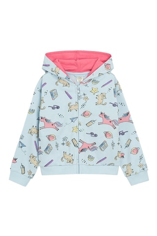 Sweater met Capuchon - Hemelsblauw