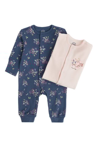 2 Pyjama's - Marineblauw