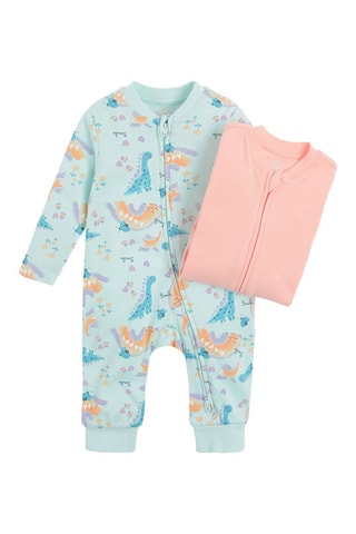 2 Pyjama's - Hemelsblauw