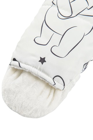 Trappelzak met Capuchon Winnie de Poeh Disney - Wit en Zwart