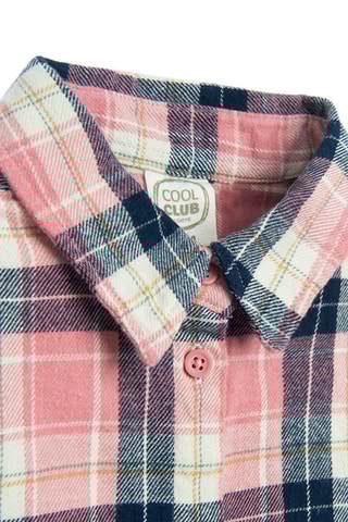 Blouse - Roze en Marineblauw