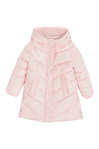 Gewatteerde Jas met Capuchon - Roze