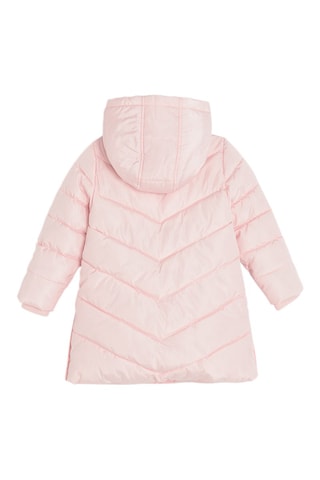 Gewatteerde Jas met Capuchon - Roze