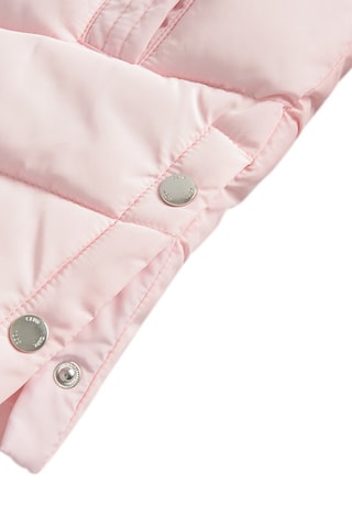 Gewatteerde Jas met Capuchon - Roze