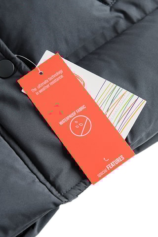 Gewatteerde Jas met Capuchon - Grijs