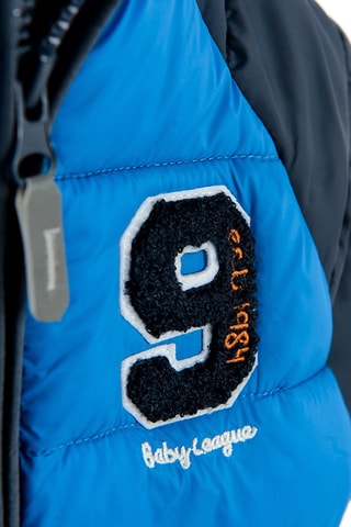 Gewatteerde Jas met Capuchon - Blauw