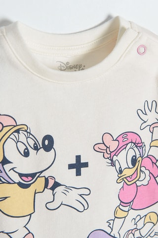 T-shirt Minnie en Daisy Disney - Ecru