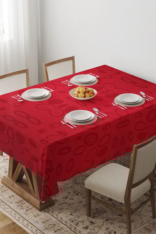 Nappe - Rouge - 140 x 140 cm
