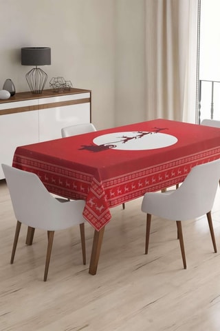 Nappe rectangulaire - Rouge - 160 x 220 cm