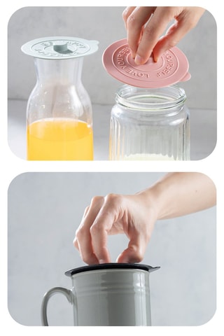 6 couvercles de bouteilles - 10 x 10 cm