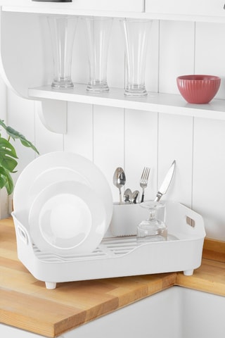 Egouttoir en plastique sans BPA - Blanc