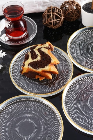 4 assiettes à dessert - 16 cm