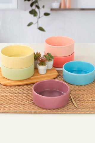 6 bols en grès 52 cl