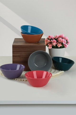 6 bols en céramique 45 cl