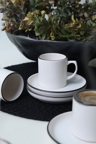 Service à café en grès - 6 personnes