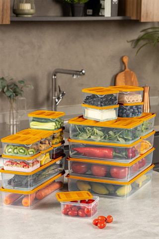 18 boîtes de rangement - 350 à 3500 ml