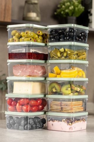 12 boîtes de rangement - 350 ml