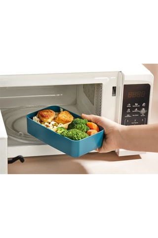 2 lunch box en plastique sans BPA - 18,5 x 11 x 5 cm