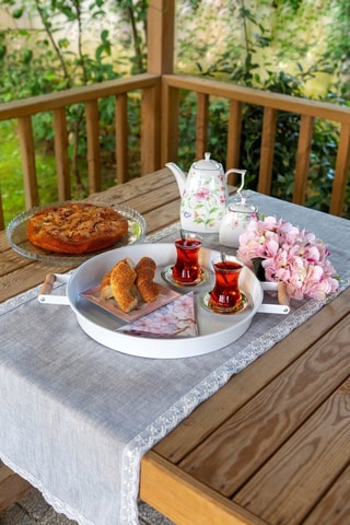 3 plateaux de service - 30 x 30 x 2/37 x 37 x 2/51 x 51 x 3 cm