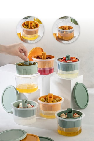 6 boîtes de conservation - 65 cl