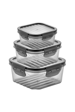 3 boîtes de conservation - 0,3/0,5/0,8 l