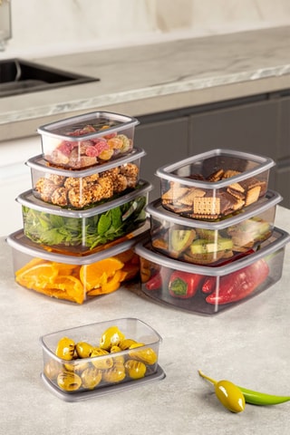 8 boîtes de conservation - 250 à 1200 ml