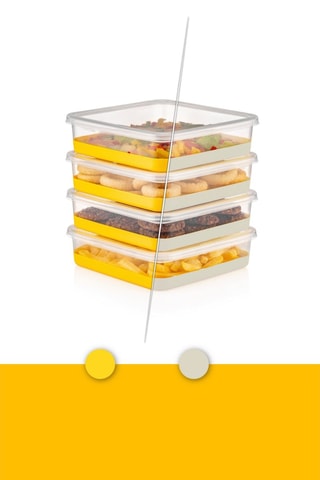 8 boîtes d'organisation pour le réfrigérateur - 55 cl