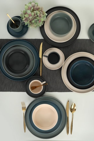 Service à petit-déjeuner en grès céramique 20 pièces