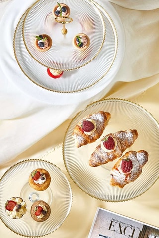 3 présentoirs à dessert