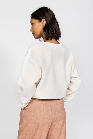 Sweat em algodão biológico - Cru