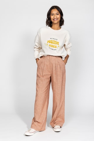 Sweat em algodão biológico - Cru