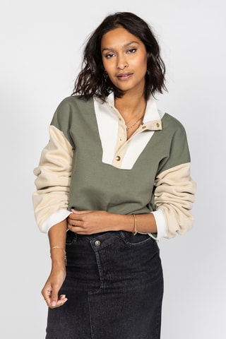 Sweat em algodão biológico - Verde