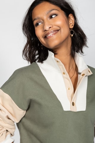 Sweat em algodão biológico - Verde