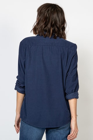 Camisa regular - Azul-marinho