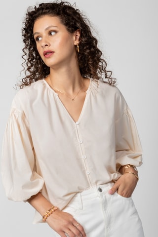 Camisa oversize - Bege