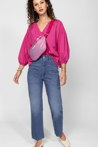 Camisa oversize - Rosa