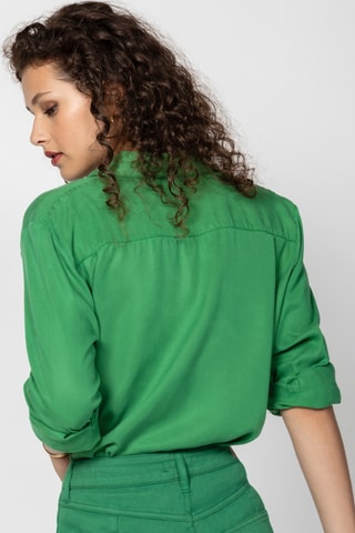 Camisa regular - Verde