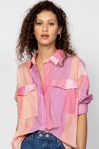 Camisa oversize - Rosa